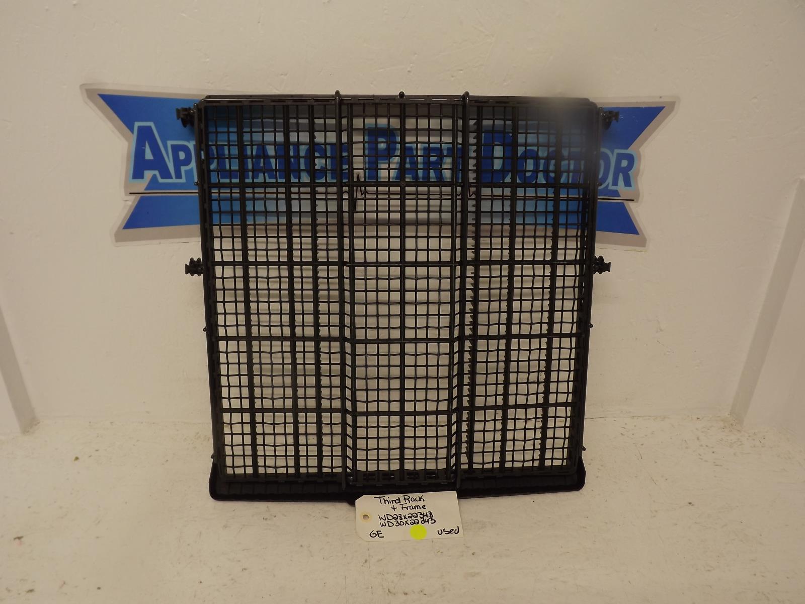 GE Dishwasher WD28X22348 WD30X22343 Third Level Rack Used GE Dishwasher WD28X22348 WD30X22343 Third Level Rack Used